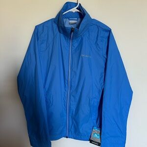 Columbia women’s Royal Blue Packable Rain Jacket